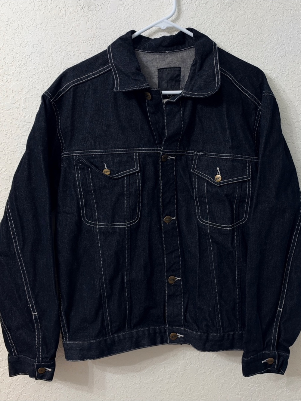 Vintage Sean John Dark Wash Denim Jean Trucker Jacket - L